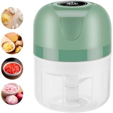 Imagem de Mini Triturador Recarregável USB para Cozinha Moderna e Ágil - ELETRIC