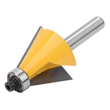 Imagem de Broca de Roteador de Borda Chanfrada, Liga YG6, para Marcenaria, 15 ° 22,5 ° 30 °, Haste de 8 Mm Com Rolamento, MDF, Madeira Maciça, Madeira Compensada (22,5°)