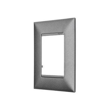 Imagem de Placa Pial Plus+ 4X2cm Três Postos Alumínio - Pial Legrand