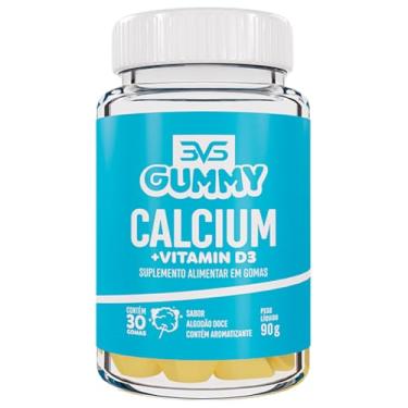 Imagem de 3VS Nutrition Gummy Cálcio + Vitamina D3 Suplemento em Gomas Sabor Algodão Doce