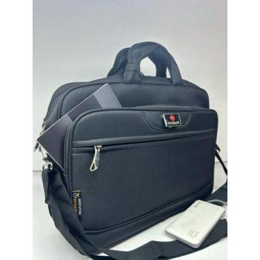Imagem de Pasta maleta executivo Notebook 14 nylon Masculino - NoBrand, Preto