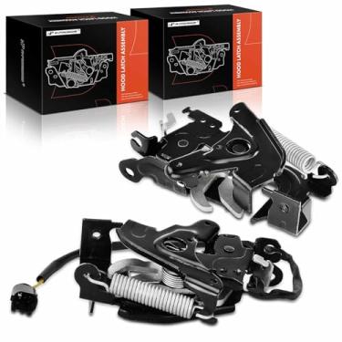 Imagem de A-Premium Conjunto de trava de capô compatível com veículos BMW - 530e, 530e xDrive, 530i, 530i xDrive, 540d xDrive, 540i, 540i xDrive, 640i xDrive Gran Turismo, 740e xDrive, 740i, 750i - Frente