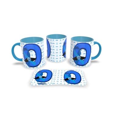 Imagem de Canecas Azul de Porcelana Personalizadas Novembro Azul (Mod.10)