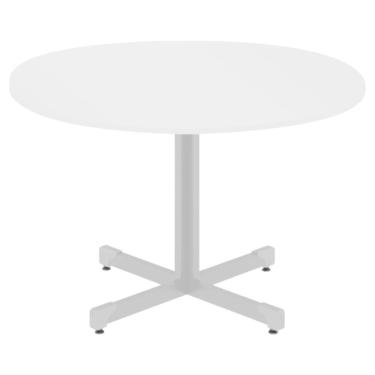 Imagem de Mesa Redonda Para 4 Lugares Centro Madeira Reunião