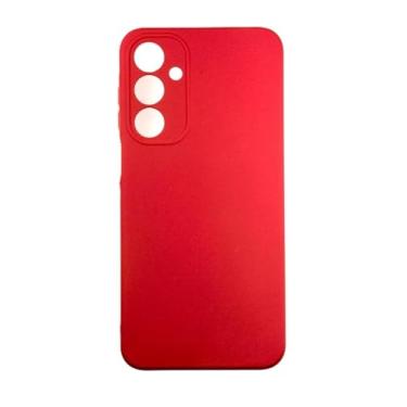 Imagem de Capa Capinha Case Compativel com Samsung Galaxy A16 Silicone Macia Aveludada Forro Interno Premium Vermelha
