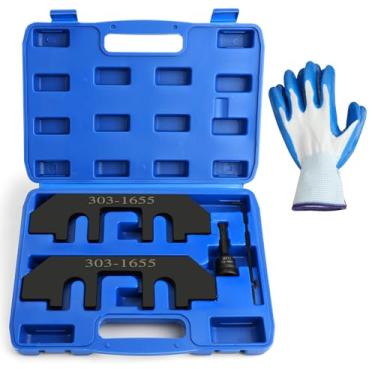 Imagem de Uprimu Kit de ferramentas de fixação de eixo de comando 303-1655 compatível com Ford 3.5L EcoBoost atualizado GT F-150 Expedition Lincoln Navigator, ferramenta de suporte de alinhamento de tempo com