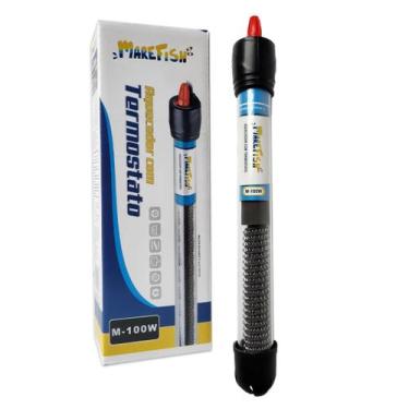 Imagem de Termostato com Aquecedor Marefish M100W para Aquários de até 100 Litro