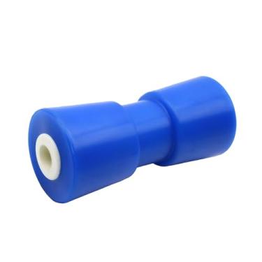 Imagem de Colaxi Rolo de trailer de barco Rolo de serviço pesado montar suavemente o trailer profissional de barco de bow stop roller de proa para barcos de barco a, Azul