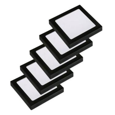 Imagem de Painel Led Pop Quadrado Sobrepor Avant 18W 3000K Preto 5 Und