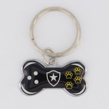Imagem de Chaveiro Botafogo Ossinho Preta - Licenciados, Único