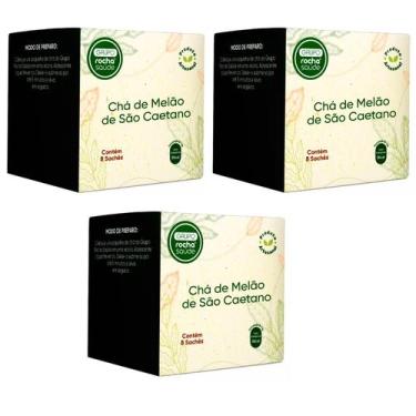 Imagem de Chá Melão de São Caetano em Sachês Kit 3cx Natural - Rocha Saúde