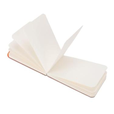 Imagem de Caderno de desenho de aquarela profissional com 30 folhas de papel aquarela de bolso, caderno de pintura de grão fino profissional para esboços ao ar livre (laranja)