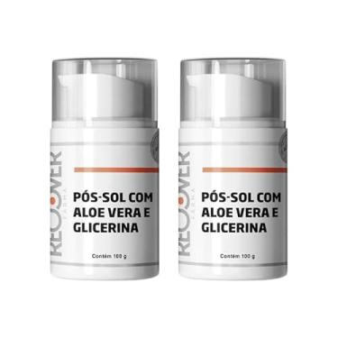 Imagem de Kit 2 unidades de Pós Sol com Aloe Vera e Glicerina 100g - Recover Farma