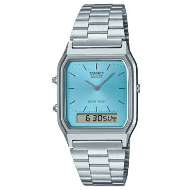 Imagem de Relógio CASIO VINTAGE unissex analógico AQ-230A-2A1MQYDF