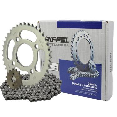 Imagem de Kit Relação Dafra Speed 150 2008/2015 Riffel Titanium