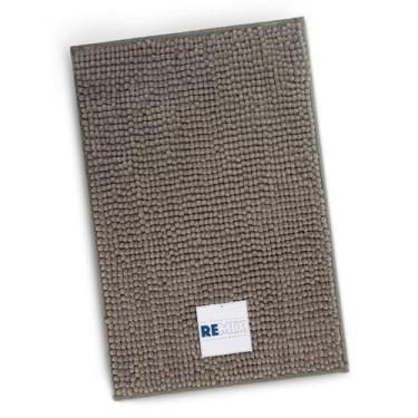 Imagem de Tapete banheiro Antiderrapante Remix Popcorn 38x58cm Camesa, Marrom