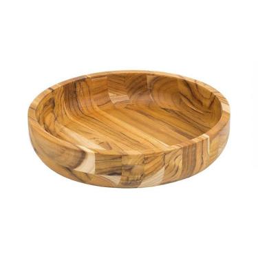 Imagem de Gamela Redonda Stolf 31Cm Linha Barbecue Madeira