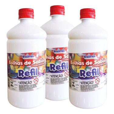 Imagem de Refil Para Bolha De Sabão Líquido Bubble Para Bolhas 3 Lts