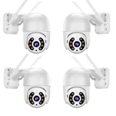 Imagem de Kit 4 Câmera De Segurança Externa Prova D'água Infravermelho Wifi Bivo