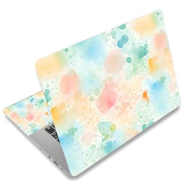 Imagem de icolor Adesivo para laptop 12 13 13,3 14 15 15,4 15,4 15,6 polegadas personalizado universal notebook vinil skin adesivos capa arte decalque protetor de computador (080)