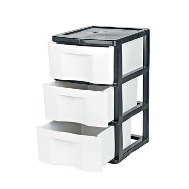 Imagem de Gaveteiro Plástico São Bernardo 3 Gavetas Grande