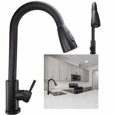 Imagem de Torneira Gourmet Pull Down Monocomando Flexivel Agua Quente Fria Cozin