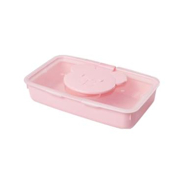 Imagem de Porta Lenço-umedecido Decorado Bebê Plasútil (Ursa Lúdica Rosa)