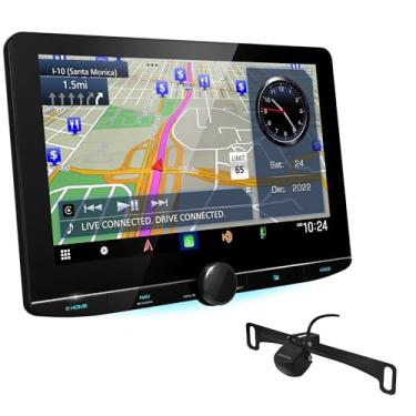 Imagem de KENWOOD Receptor multimídia digital de navegação eXcelon Reference DNR1007XR de 10,1 polegadas (não reproduz CDs/DVDs) | Receptor estéreo de carro | Câmera de backup universal KENWOOD CMOS-230LP