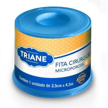 Imagem de Fita Microporosa Triane 2,5cmX4,5m Bege