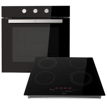 Imagem de Oster Kit Cooktop por Indução 4 Bocas e Forno de Embutir 77L Oster - 220V