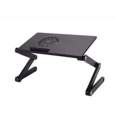 Imagem de Mesa Para Notebook Multifuncional Com Cooler Dobravel Ferro
