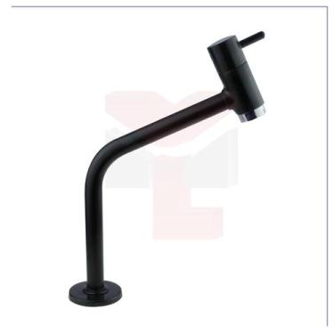 Imagem de Torneira Banheiro Preta Lavatório Lavabo Pia Cuba Link Metal Black Cód