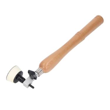 Imagem de Kit de Lixadeira de Tigela Manual Com Alça de Madeira Kit de Lixadeira de Tigela Com Almofadas de 1 Polegada 2 Polegadas 50 Peças de Discos de Lixa para Kit de Lixadeira de Torno