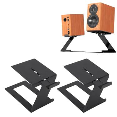 Imagem de Stands de Alto -falante para Desktop, Risers de Monitor de Estúdio Com EVA Pads Universal Audio Titulars para Alto -falantes de Computador e Estante de Livros