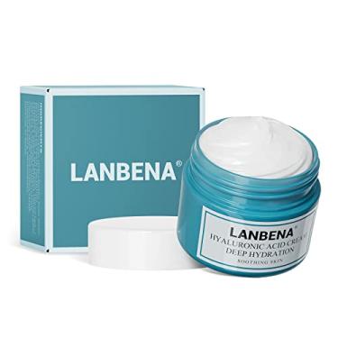 Imagem de LANBENA Creme Para Os Olhos Rugas, Antienvelhecimento Com Ácido Hialurônico, Reduz Linhas Finas, Firma A Pele, Trata Inchaço E Olheiras