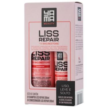 Imagem de Kit Shampoo E Condicionador Liss Repair Yama Profissional Tratamento C