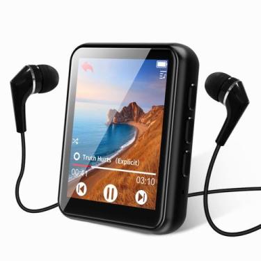 Imagem de MP3 Player Touch com Bluetooth 5.0 - 16GB + Expansão até 128GB - Preto