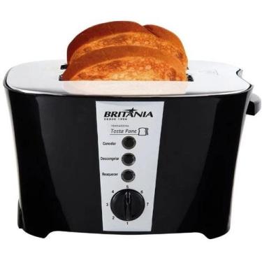 Imagem de Torradeira britania 7 niveis - 800w - 220v - preta