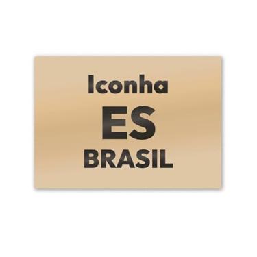 Imagem de Imã de Geladeira Iconha Espírito Santo MDF 8cm x 5cm