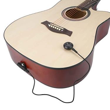Imagem de Tbest Captador De Violão Acústico, Mini Transdutor Microfone Com Cabo Para Folk Clássico, Violino, Bastão