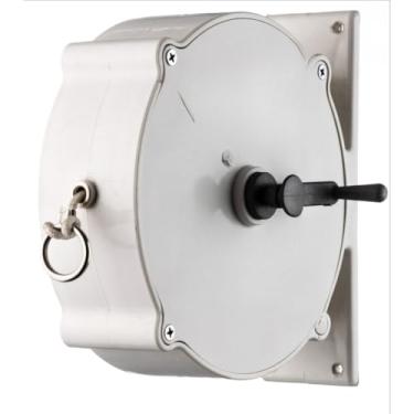 Imagem de Varal 30 ou 15 Metros Corda Recolhível Retrátil Parede Apartamento Casa Branco Preto Pregador Roupa(BRANCO 15mts,+ 10 PRENDEDORES)