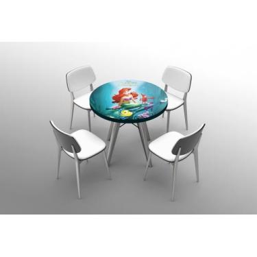 Imagem de Adesivo Para Mesa Redonda - Ariel - Lojinha Da Luc Adesivos