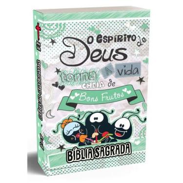 Imagem de Bíblia Infantil - Linda e Completa - Mensagem Importante no verso para