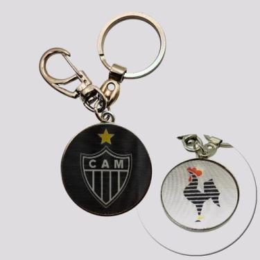 Imagem de Chaveiro Atlético Mineiro Adesivo 3D - Licenciados, Único