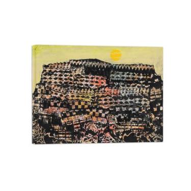 Imagem de Abstrato lona wall art pinturas famosas-Untitled 8-Pôster e impressões para decoração casa sala de estar 60x80cm24x31in Sem Moldura