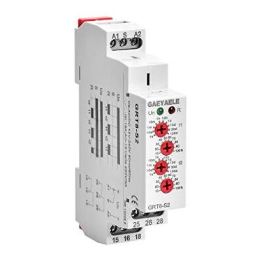 Imagem de GAEYAELE Temporizador De Ciclo Assimétrico Gaeyaele, Relé 2 Velocidades, 16 A Ca/Cc 12 V-240 V, Repetição Eletrônico (Grt8-S2, V)