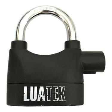 Imagem de Cadeado Segurança Aço Reforçado Com Alarme Sonoro Casa - LUATEK