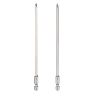 Imagem de HARFINGTON 2 peças de chave de fenda Phillips número 1 PH1 haste sextavada de 1/10.2 cm (150 mm) de comprimento 0.4 cm Brocas magnéticas de cabeça cruzada S2 broca de aço industrial para ferramentas