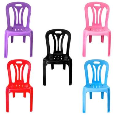 Imagem de 02 Cadeiras Infantil de Plástico Para Estudar Desenhar e Brincar Diver