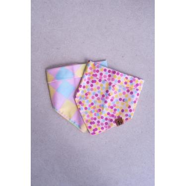 Imagem de Kit Bandana Flamingo e Confete - BenDog, GG